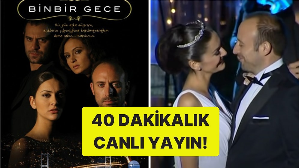 Televizyon Tarihinde İlk: Binbir Gece'nin "Canlı" Yayınlanan Sezon Finali Bölümü