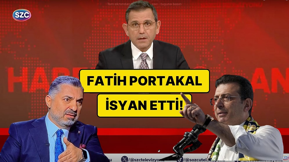 Fatih Portakal RTÜK'ün Ekrem İmamoğlu Uyarısı Üzerinden İsyan Etti!