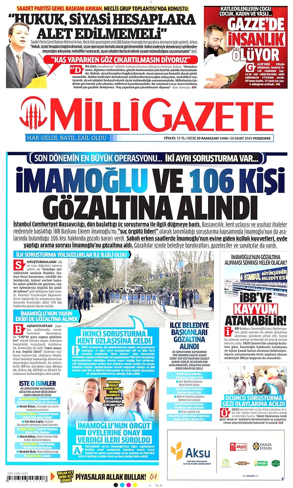 Milli Gazete 👇