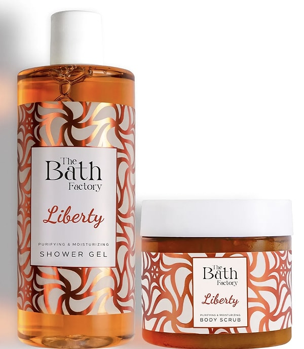 13. THE BATH FACTORY Liberty Peeling + Liberty Duş Jeli