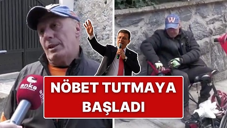 59 Yaşındaki İstanbullu Emekli,  Ekrem İmamoğlu'nun Evinde "Nöbet" Tutmaya Başladı