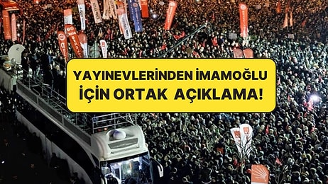 44 Yayınevi İBB Başkanı Ekrem İmamoğlu İçin Harekete Geçti: ''Demokrasinin Katlinin Somut Bir Örneğidir''