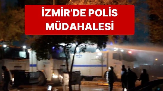 İzmir'de AKP Binasına Yürümek İsteyen Vatandaşlara Polis Müdahalesi Yaşandı