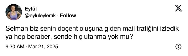 Selman Öğüt'e kullanıcılar geçmişi hatırlattı.