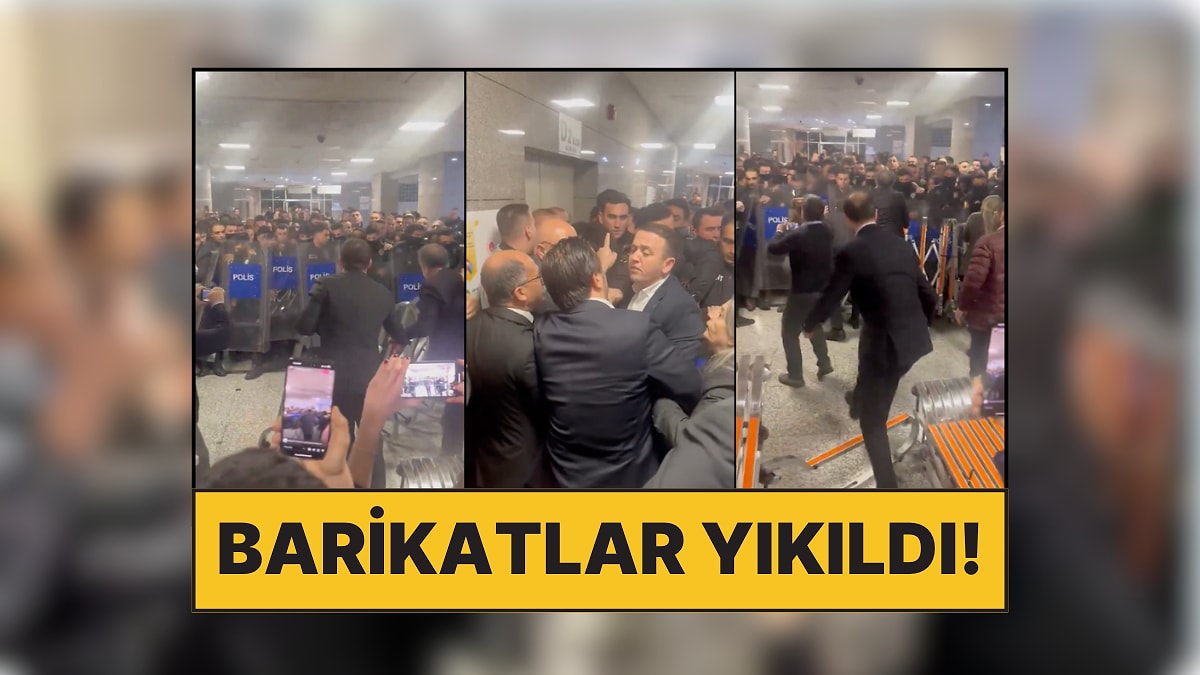 İmamoğlu&apos;nun Tutuklama Talebiyle Mahkemeye Sevk Edilmesinden Sonra Çağlayan Adliyesi&apos;nde Olay Çıktı!