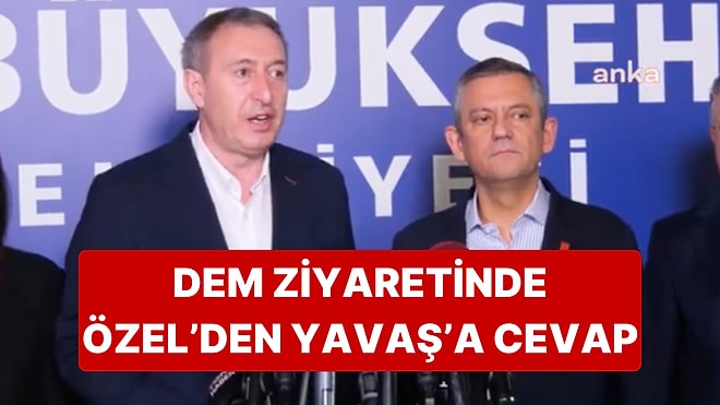 Özgür Özel ve Tuncer Bakırhan'a Mansur Yavaş Soruldu, Özel'den Net Cevap Geldi