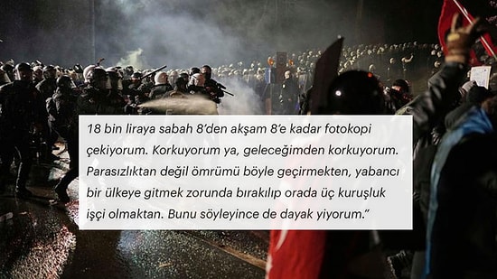 Protestolara Katılan 19 Yaşındaki Samet'in Anlattıkları Milyonların Hislerine Tercüman Oldu