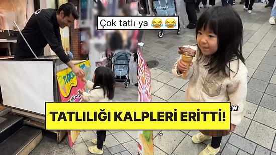 Dünyalar Tatlısı Japon Kızın Maraş Dondurmacısının Şakasıyla İmtihanı Gülümsetti