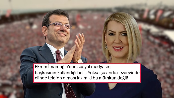 Sevda Türküsev'in Ekrem İmamoğlu'nun Hesabından Yapılan Paylaşımlara Yaptığı Yorum Dalga Konusu Oldu