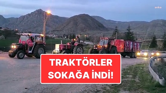 Ekrem İmamoğlu’na Çiftçilerden Destek: Traktörler Sokağa İndi
