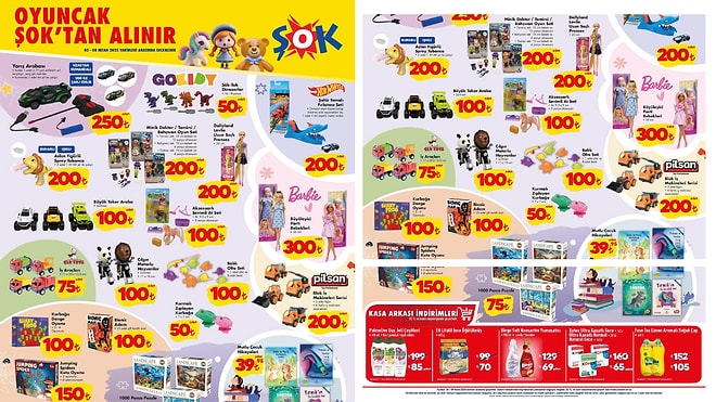 ŞOK'a Barbie Büyüleyici Parti Bebekleri Geliyor! 5 Nisan 2025 ŞOK Aktüel Ürünler Kataloğu