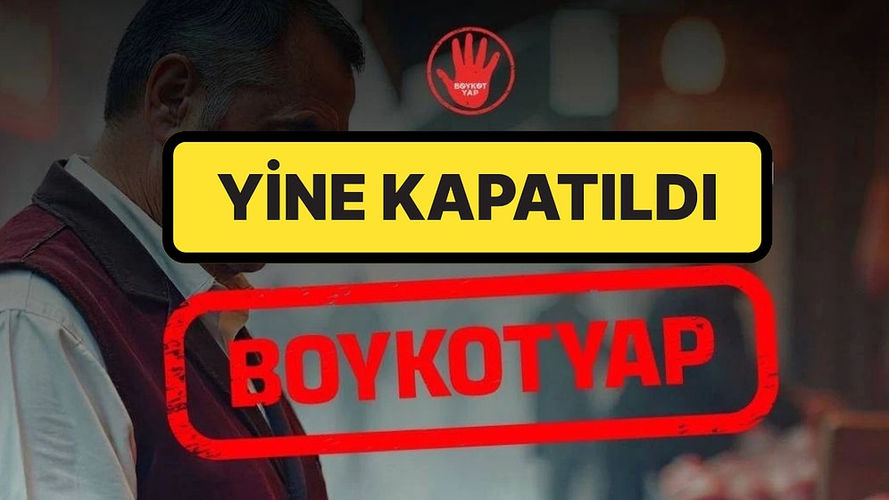 CHP’nin Boykot Sitesi İkinci Kez Mahkeme Kararıyla Kapatıldı