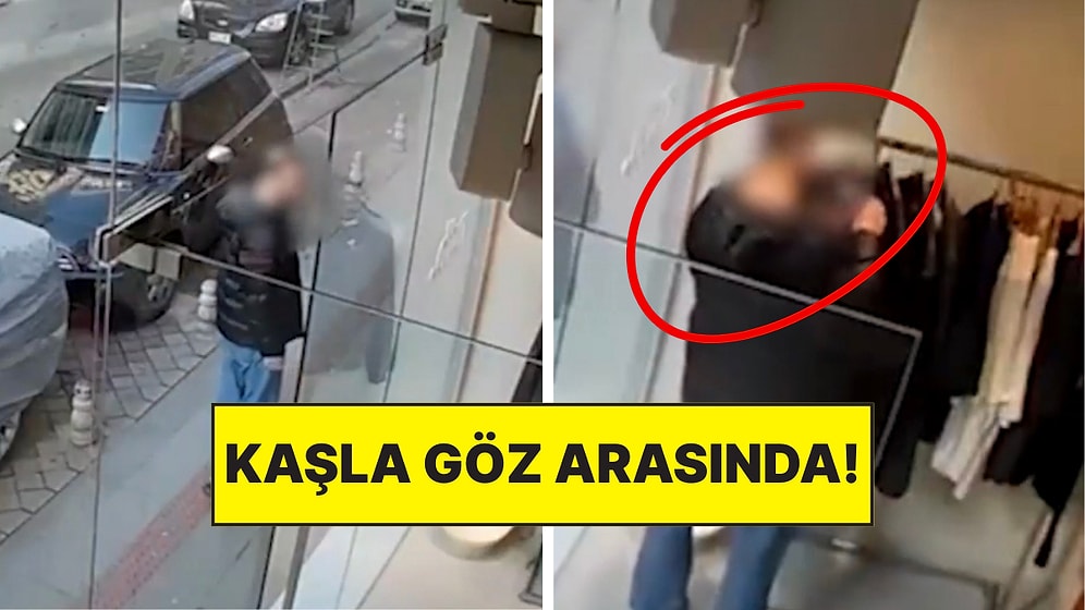 Kadıköy’de Vitrinden Beğendiği 110 Bin TL’lik Montu Kaşla Göz Arasında Çaldı