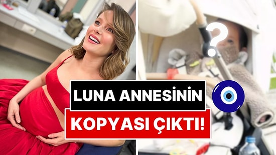 Annesinin Aynısı Çıktı: Burcu Biricik'in 9 Aylık Kızı Luna'nın Yüzü İlk Kez Gözüktü!