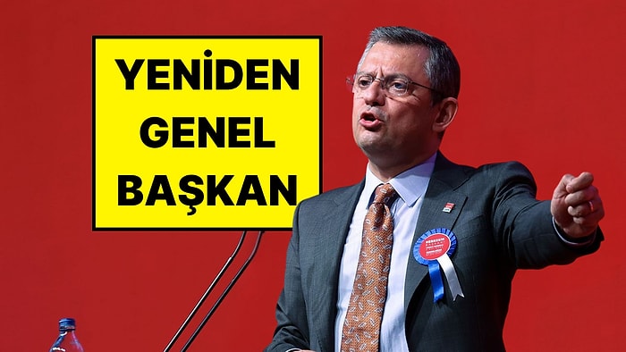 Özgür Özel Yeniden CHP Genel Başkanı Seçildi