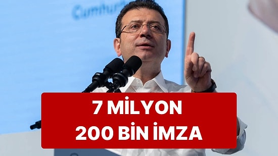 Özgür Özel, Ekrem İmamoğlu İçin Toplanan İmzayı Açıkladı