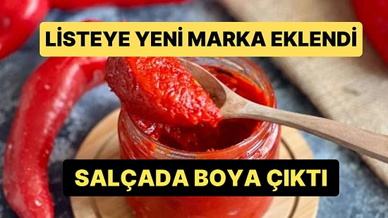 "Boya Bulandan Ücret Almıyoruz" Dedikleri Salçadan Boya Çıktı