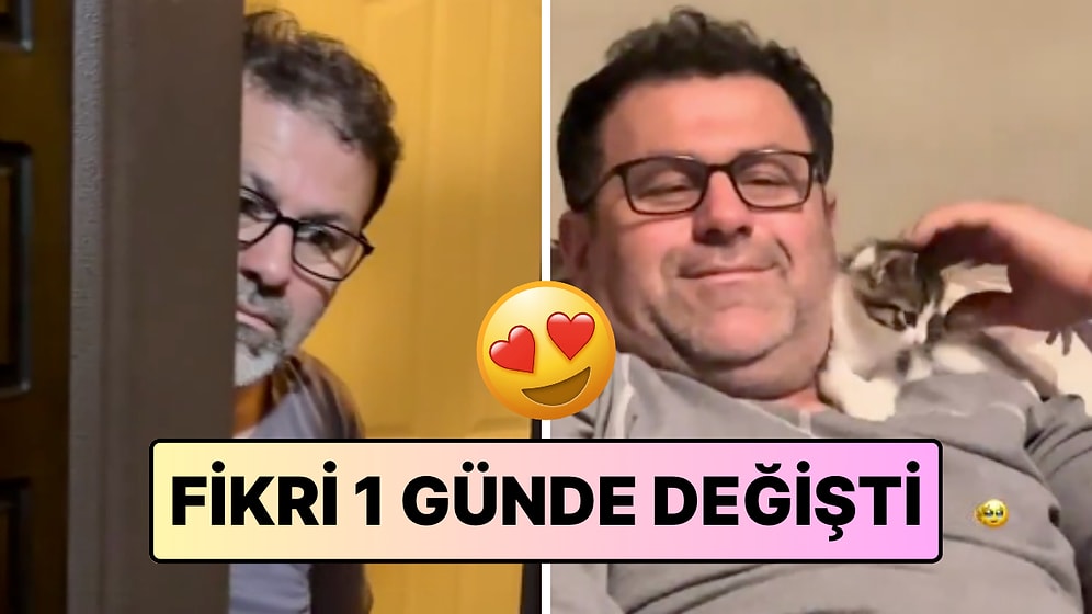 Kızının Yüzüne Kapıyı Kapatmıştı: 1 Günde Fikri Değişen Babanın Tatlı Kediyle Dostluğu Kalpleri Isıttı!