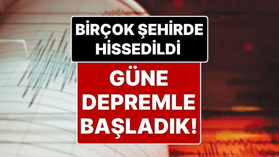 Gümüşhane’de Deprem! Sabah Saatlerinde 4.2’lik Deprem Çevre İllerden de Hissedildi