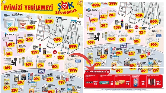 ŞOK'a Ev Yenileme Ürünleri Geliyor! 12 Nisan 2025 ŞOK Aktüel Ürünler Kataloğu