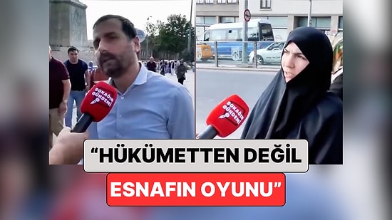 Bir Sokak Röportajında Vatandaşların Ekonomi Yorumu Gündem Oldu: "Hükümetten Değil Esnafın Oyunu