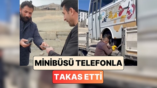 Van'da Bir Vatandaş 70 Bin TL Değerindeki Minibüsünü iPhone 15 Pro ile Takas Etti