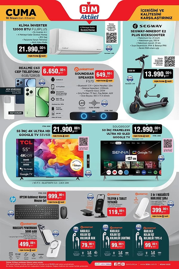 Fujiplus İnverter Klima 12.000 BTU 21.990 TL