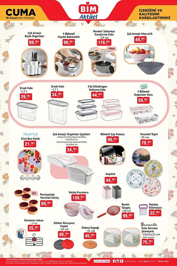 Çok Amaçlı Bıçak Organizer 89 TL