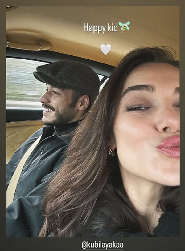 Ancak o açıklamanın hemen ardından hayatına giren Kubilay Aka ile bambaşka bir aşk hikayesi başladı.