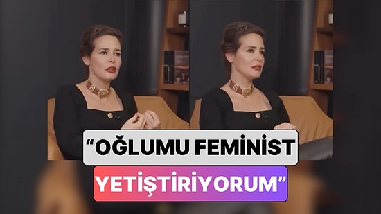 "Oğlumu Feminist Yetiştiriyorum" Diyen Pelin Batu Verdiği Örnekle Güldürdü: "Vursa Bile Yanağını Çevireceksin"