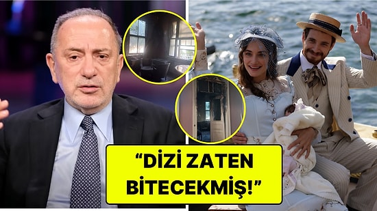 Eşi Dizinin Senaristi Olan Fatih Altaylı, Şakir Paşa Setindeki Yangın Hakkında Konuştu