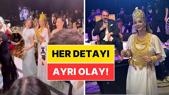 Altınlar Havada Uçuştu, Ünlüler Sahneye Çıktı: Fenomen Aleyna Dalveren'in Her Detayı Olay Olan Düğünü