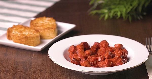 Airfryer'da Yumurtalı Ekmek ve Salçalı Sosis Nasıl Yapılır? Görseli