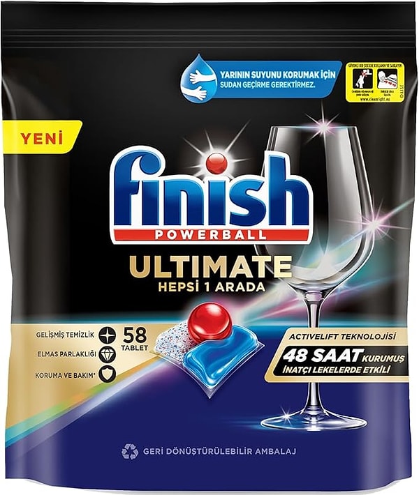 Finish Ultimate Bulaşık Makinesi Deterjanı Tableti