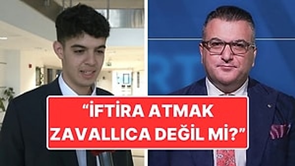Sözcü TV yayınına katılan Berkay Gezgin iddiaları yalanlandı ve kendisi hakkında iftira atan Cem Küçük’e için suç duyurusunda bulunacağını açıkladı.