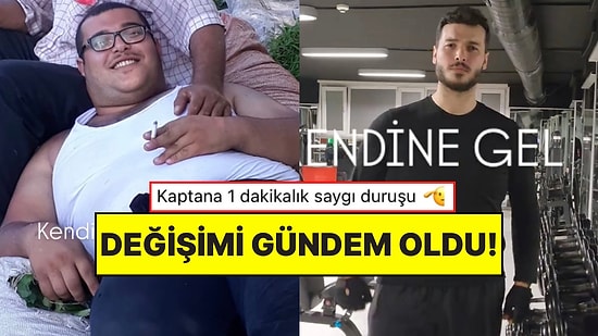 Spor ve Beslenme Sayesinde Kilo Veren Adamın Değişimi Sosyal Medyada Viral Oldu
