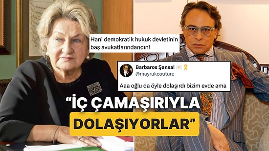 Ünlü Hukukçu Kezban Hatemi'nin "Nişantaşı'nda İç Çamaşırıyla Dolaşıyorlar" Sözleri Büyük Tepki Çekti