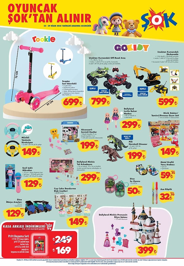 Rookie Led Tekerlekli Scooter 699 TL,