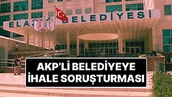 Beşiktaş Belediyesi’ne yönelik ihale soruşturmasında AKP’li Elazığ Belediyesi’ndeki ihalelerin de incelenmesi için evraklar talep edildi. Soruşturmanın temelinde çöp kamyonları için yapılan ihaleler var.
