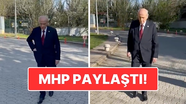 Milliyetçi Hareket Partisi (MHP), Genel Başkan Devlet Bahçeli’nin görüntülerinin yer aldığı bir video paylaştı.