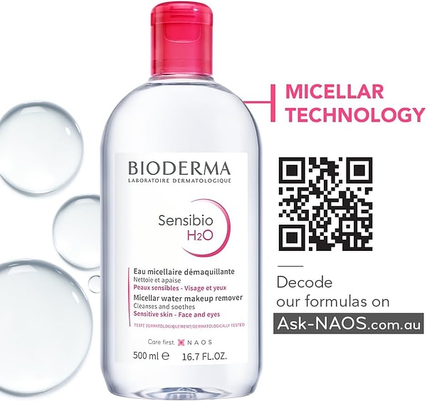 Bioderma Sensibio H2O Micellar Makyaj Temizleme Suyu