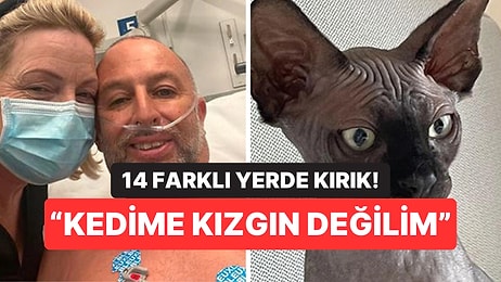 Kedisinin "Oyunculuğu" Yüzünden Hayatından Oluyordu: Takılıp Merdivenden Düştü, 14 Saat Boyunca Yardım Bekledi