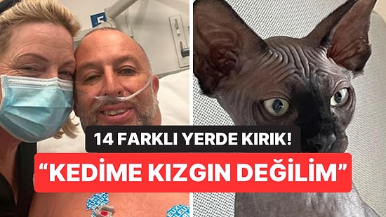 Kedisinin "Oyunculuğu" Yüzünden Hayatından Oluyordu: Takılıp Merdivenden Düştü, 14 Saat Boyunca Yardım Bekledi
