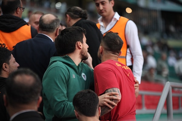 Maç öncesinde gerginlik de yaşandı Görseli