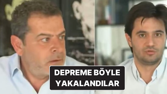 Büyük Korku Yaşadılar: Cüneyt Özdemir Depreme Canlı Yayında Yakalandı