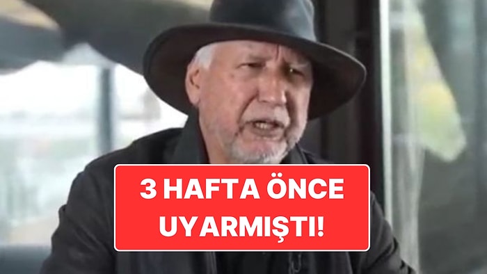 Prof. Dr. Şener Üşümezsoy Depremi Bildi: Silivri ve Kumburgaz İçin Uyarmıştı