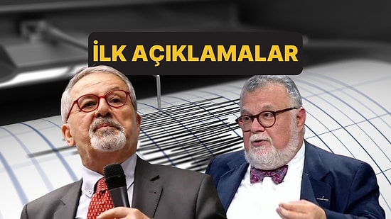 İstanbul'da Meydana Gelen Depremlerin Ardından Naci Görür ve Celal Şengör'den İlk Açıklama