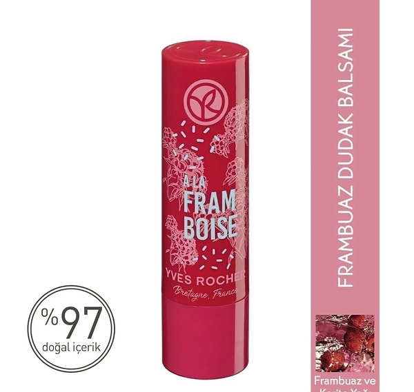 Yves Rocher Frambuaz Dudak Balsamı-4.8 g