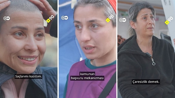 Kadın olmanın zorlukları, doğal afet anlarında bile bitmiyor.