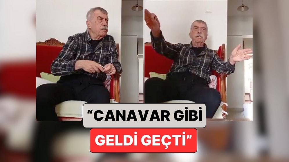 Depreme Röportajı Sırasında Yakalanan Sarp Kuray'ın Aşırı Rahat Anları Kameraya Yansıdı